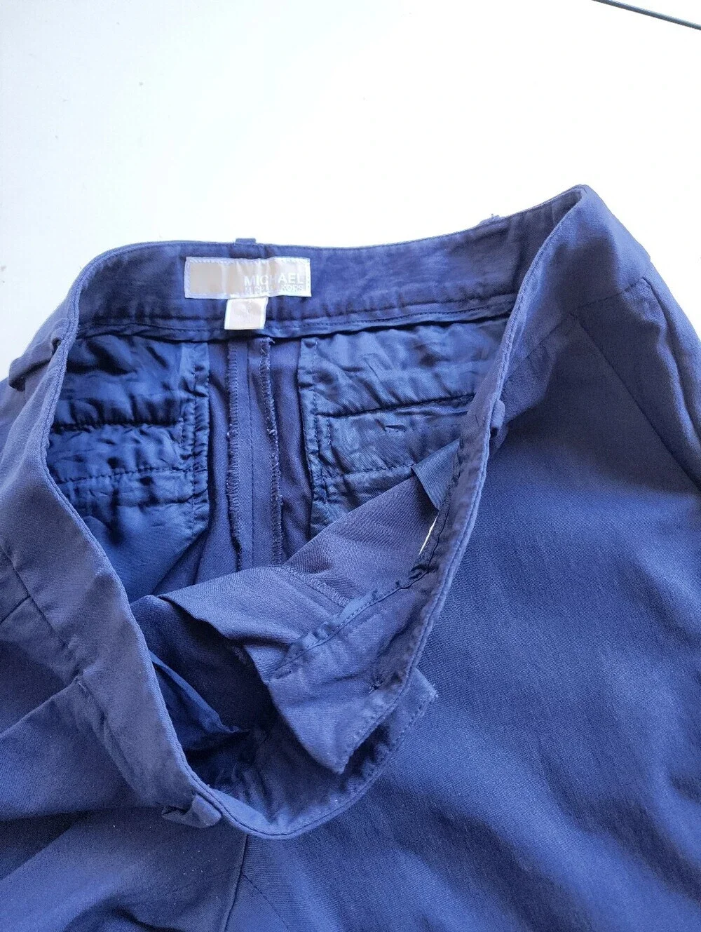Michael Kors Chino Pants Navy Blue Womens 30x26 Petite 6P